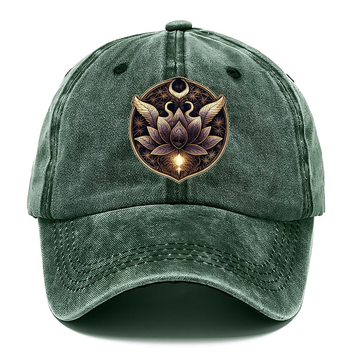 Celestial Lotus Balance Classic Cap – Forest Mist