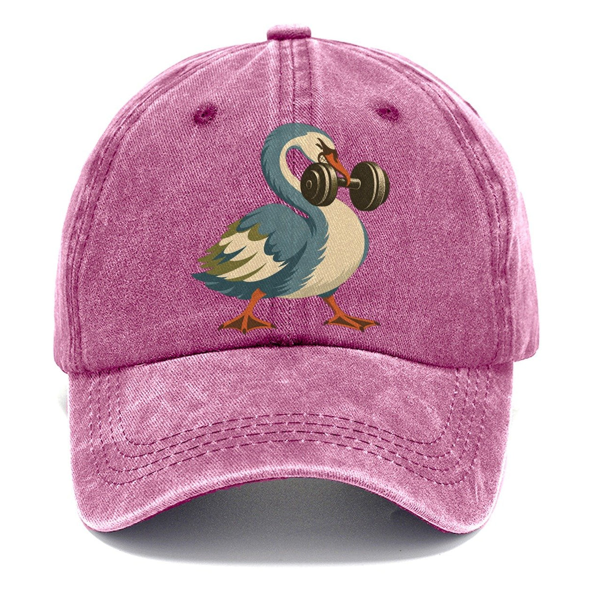 Swan Neck Curl Animal Lifters Classic Cap – Dusty Rose