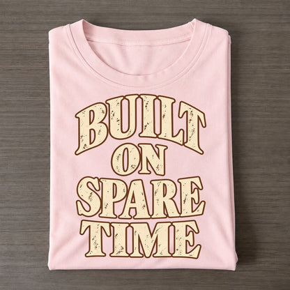 Built On Spare Time Character Club Classic T-shirt – Pink