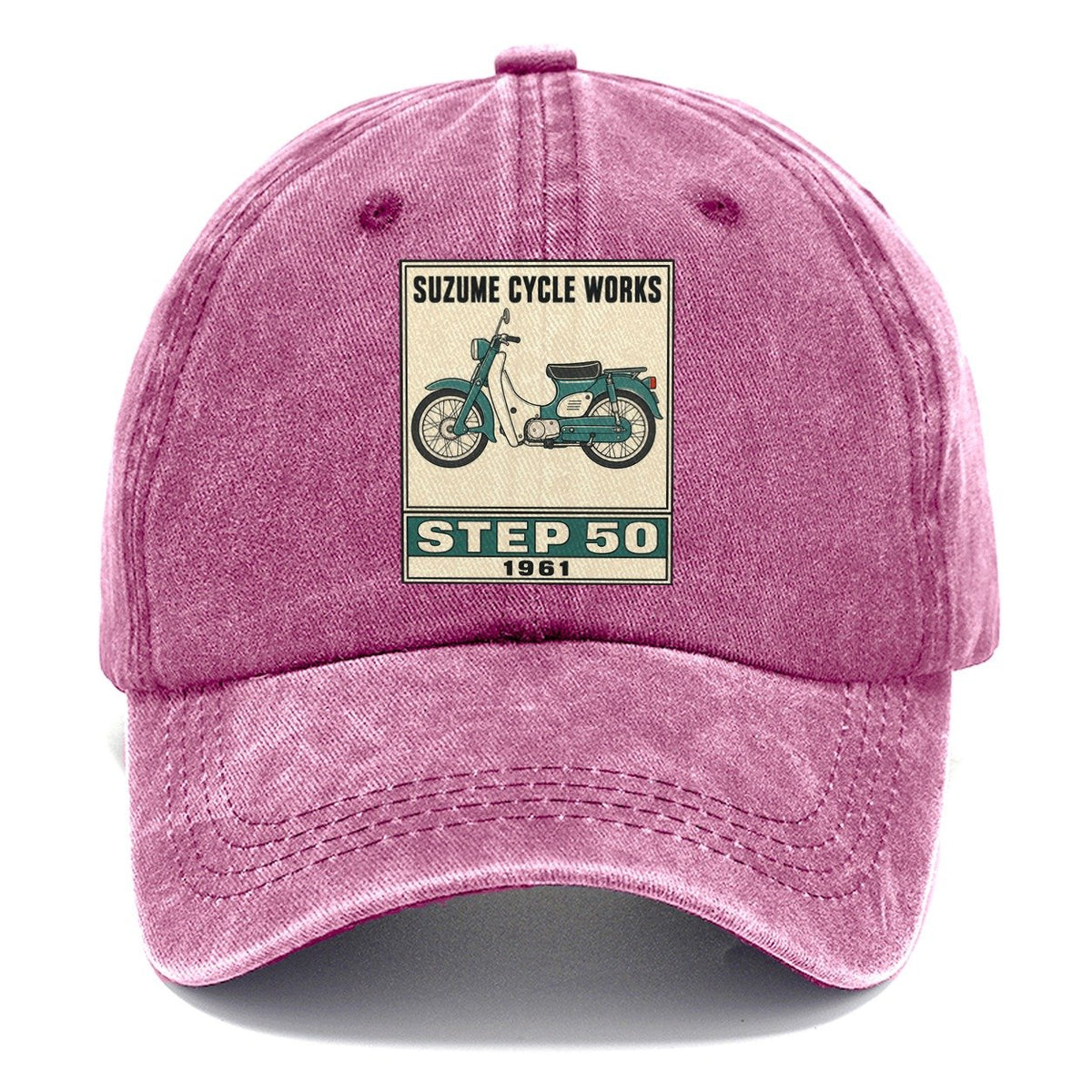Suzume Step 50 Showa Speed Plates Classic Cap – Dusty Rose