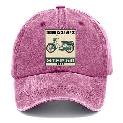 Suzume Step 50 Showa Speed Plates Classic Cap – Dusty Rose