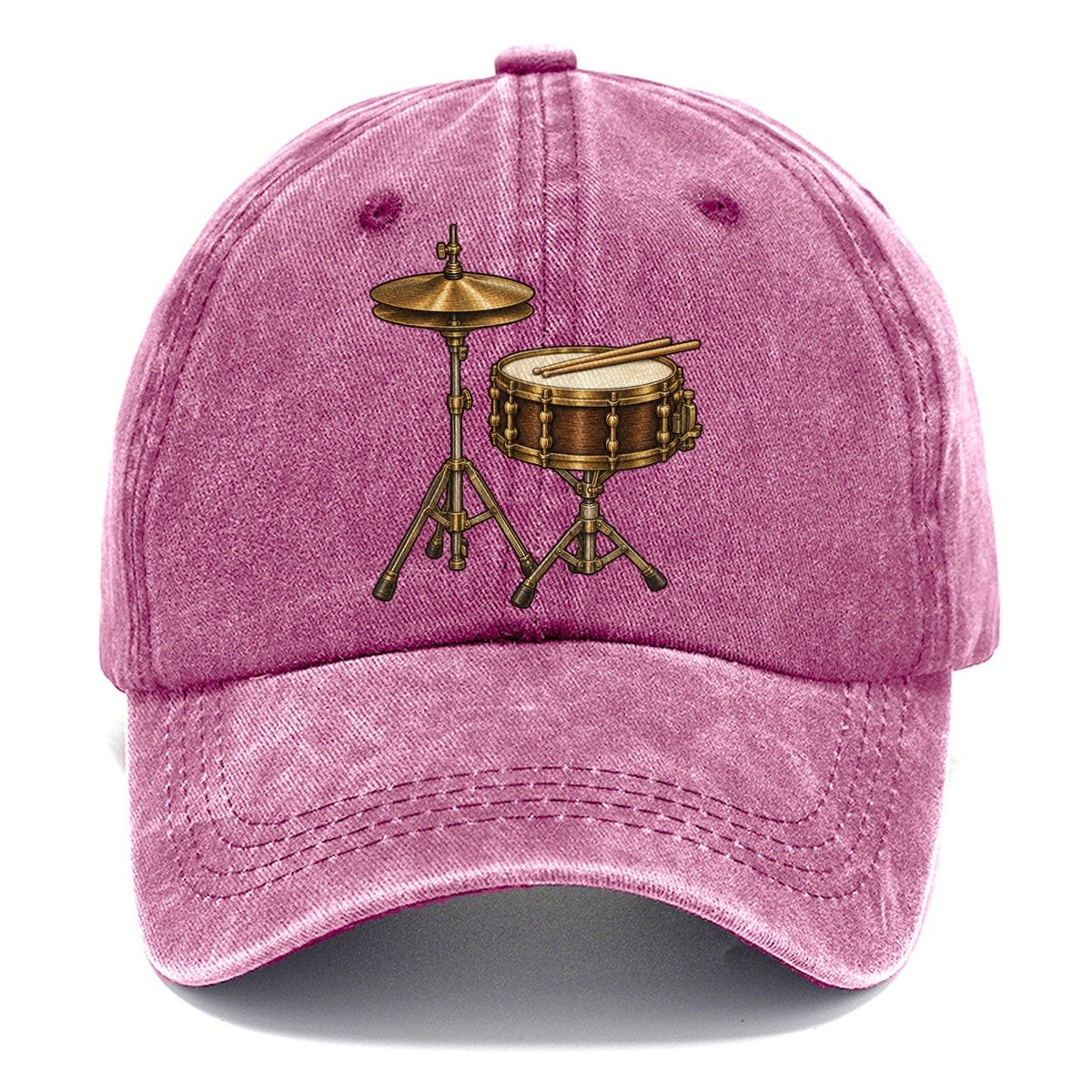 Hi Hat And Snare Fan Favorites Classic Cap – Dusty Rose