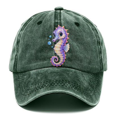 Seahorse Three Quarter Drift Sea Sprite Classic Cap – Forest Mist