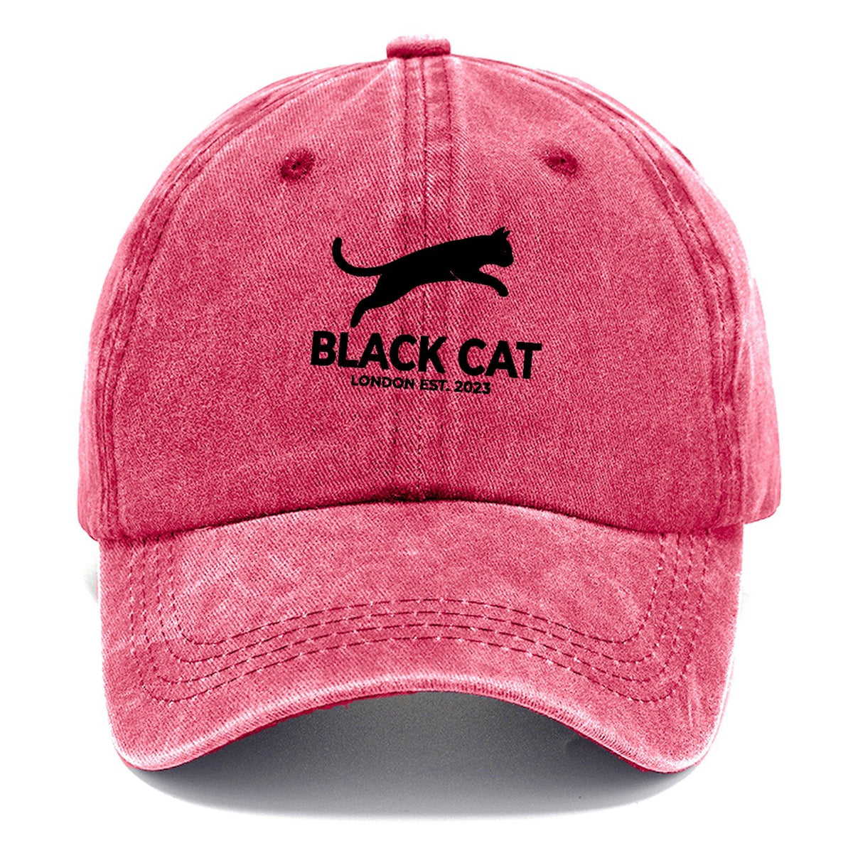 Black Cat London Est. 2023 Classic Cap – Pomegranate Blush