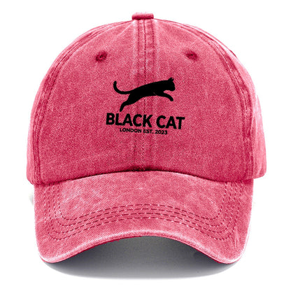 Black Cat London Est. 2023 Classic Cap – Pomegranate Blush