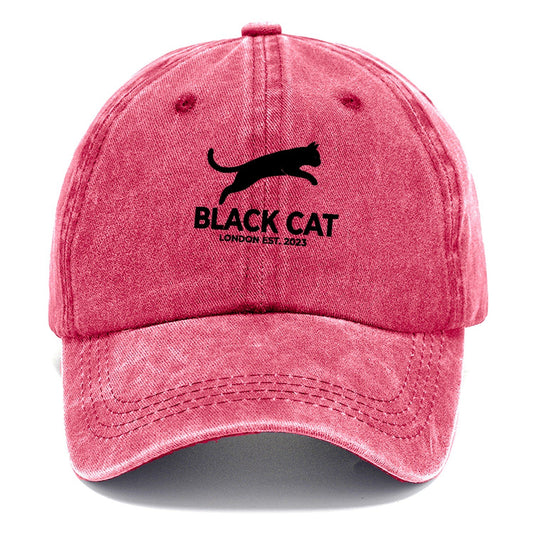 Black Cat London Est. 2023 Classic Cap – Pomegranate Blush
