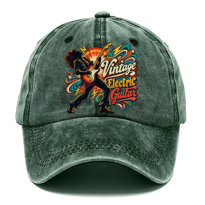 Vintage Electric Guitar Music Instruments Classic Cap – Forest Mist
