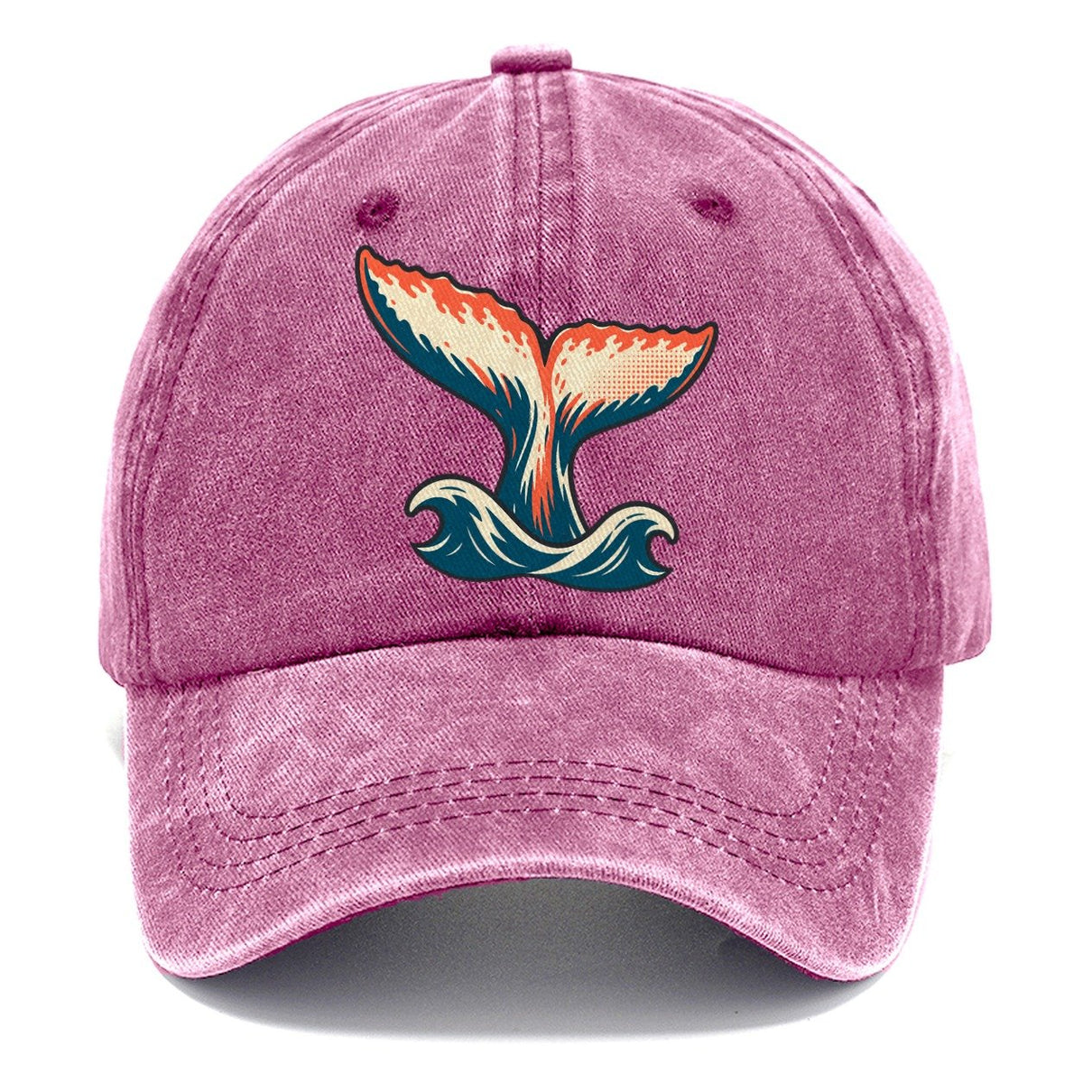Humpback Tail Lift Classic Cap – Dusty Rose