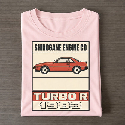 Shirogane Turbo R Showa Speed Plates Classic T-shirt – Pink