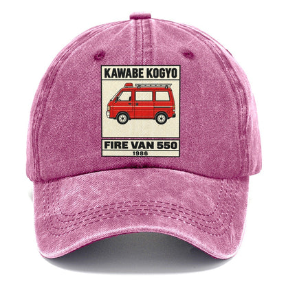 Kappa Fire Van Showa Speed Plates Classic Cap – Dusty Rose