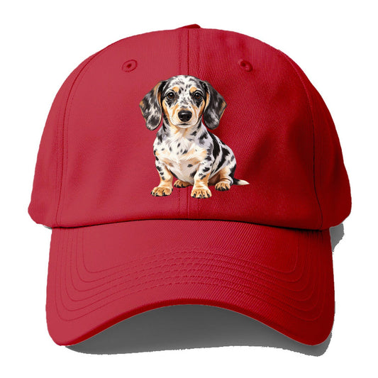 Dachshund Transparent Baseball Cap – Red