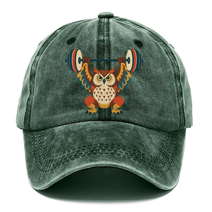 Owl Overhead Squat Animal Lifters Classic Cap – Forest Mist