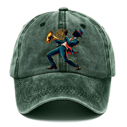 French Horn Icon Music Instruments Classic Cap – Forest Mist
