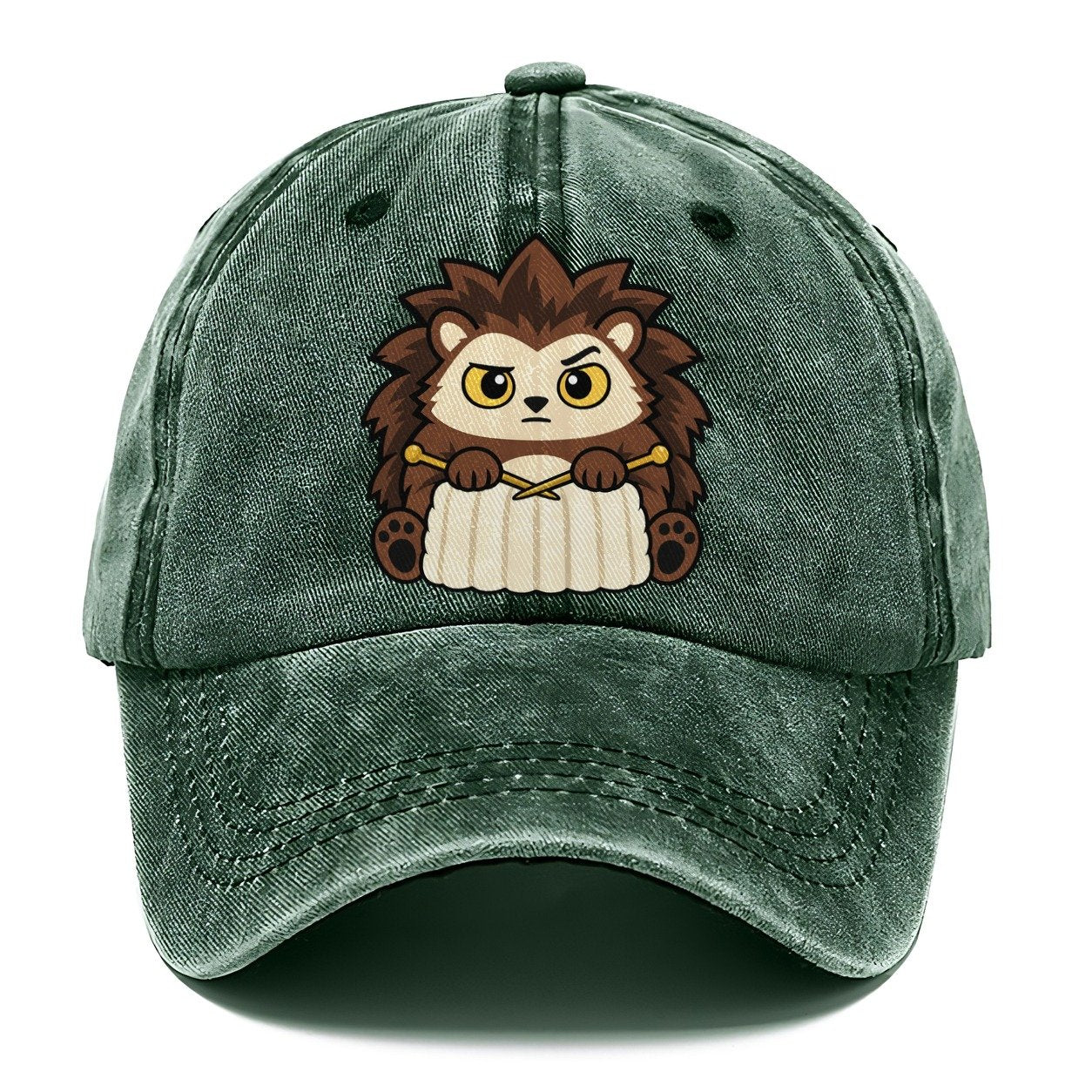 Knitting Hedgehog Yarn Crafts Classic Cap – Forest Mist