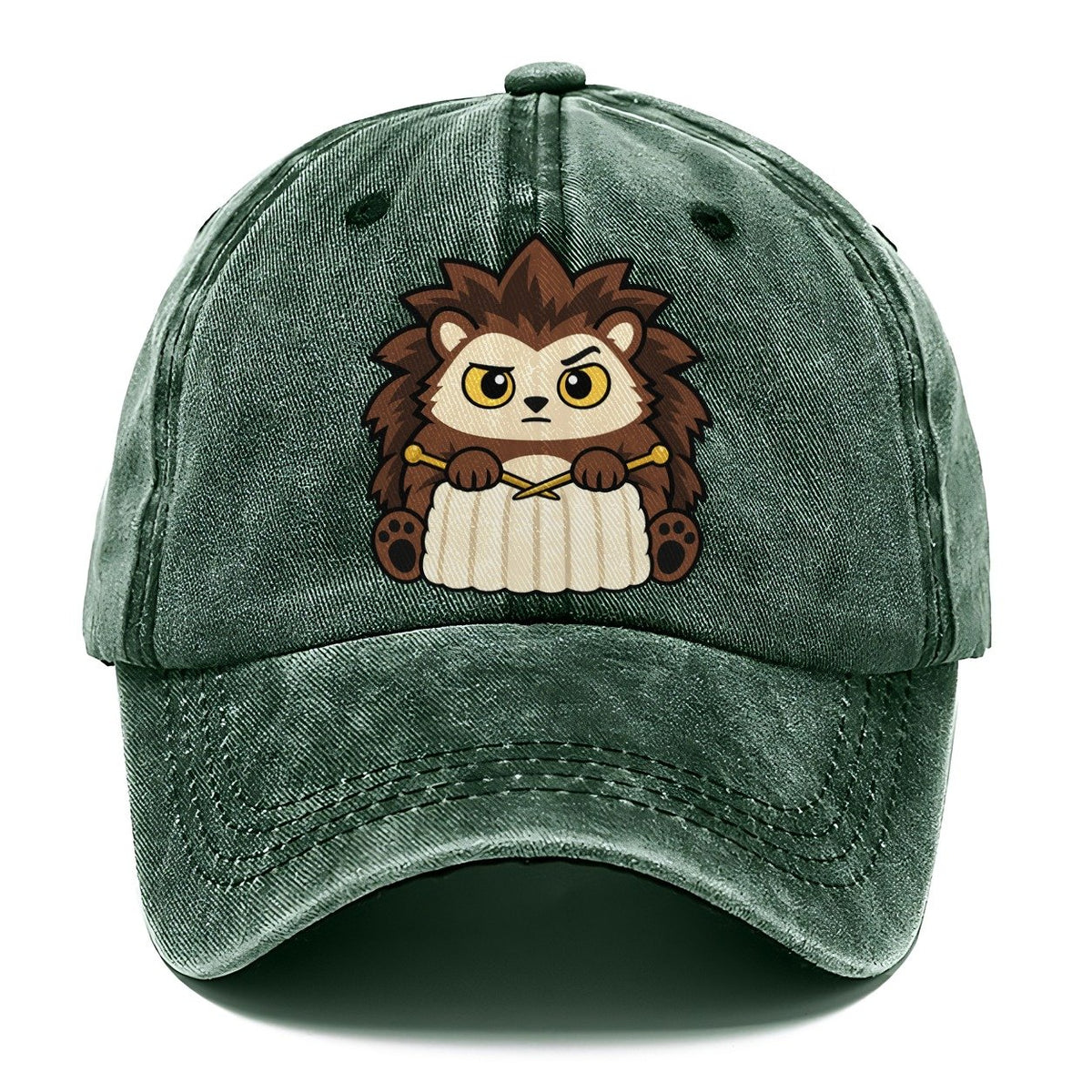Knitting Hedgehog Yarn Crafts Classic Cap – Forest Mist