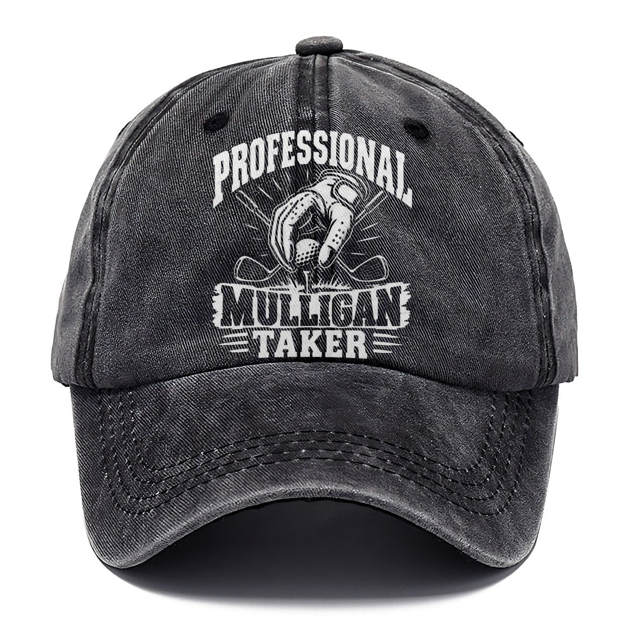 Professional Mulligan Taker Golf Life Classic Cap – Graphite