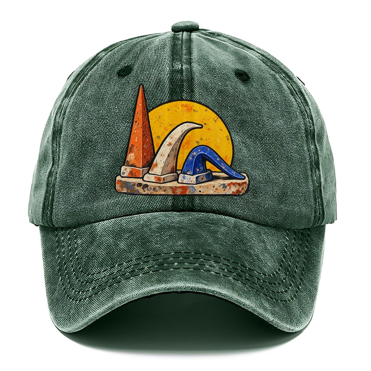 Firing Cone Trio Clay Color Makers Classic Cap – Forest Mist
