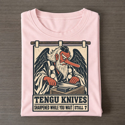Tengu Knives Yokai Night Market Classic T-shirt – Pink