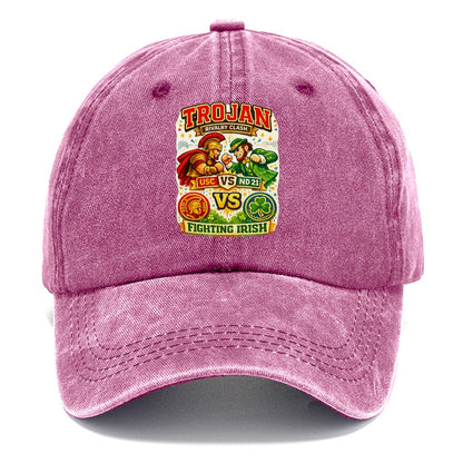 Trojan vs Fighting Irish Rivalry Classic Cap – Dusty Rose
