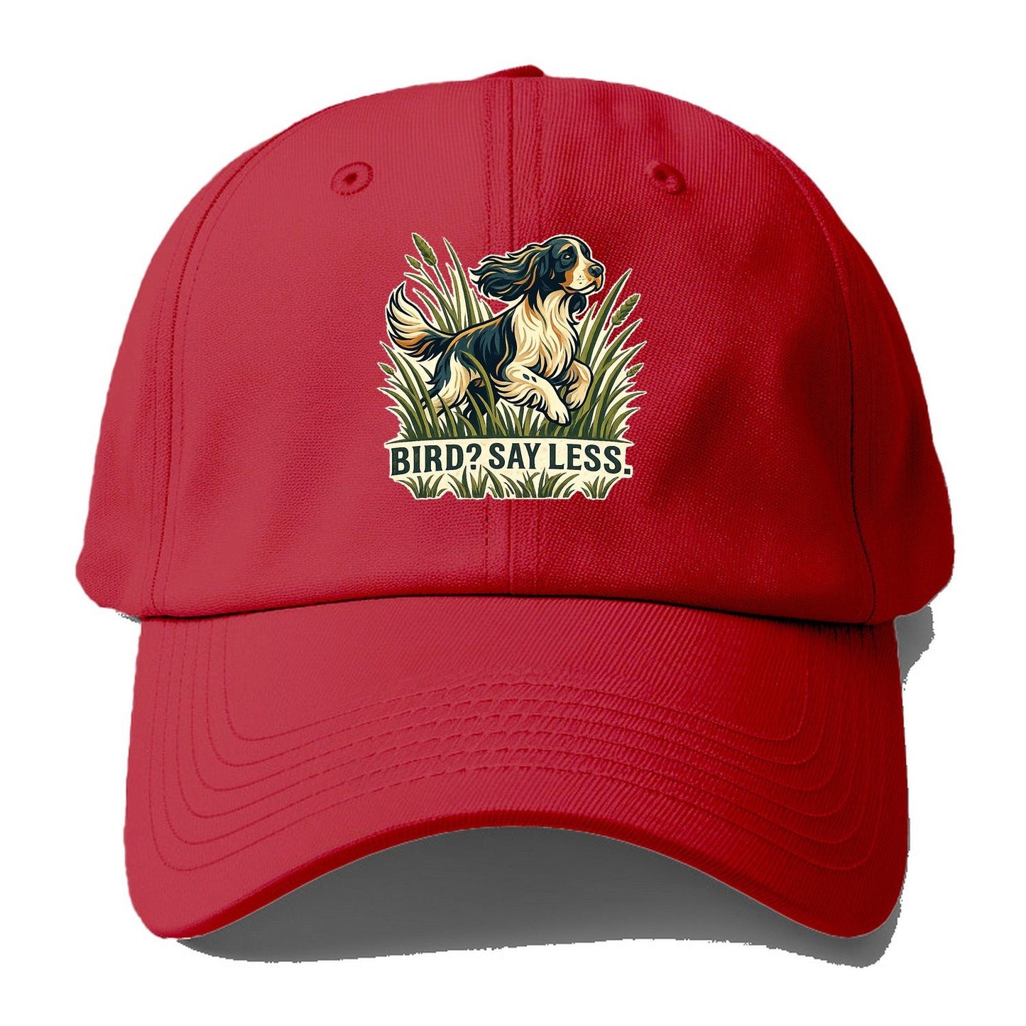 Bird Say Less Baseball Cap – Red