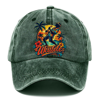 Ukulele Crest Music Instruments Classic Cap – Forest Mist