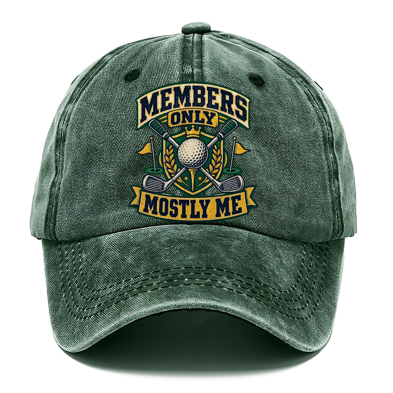 Members Only Mostly Me Golf Life Classic Cap – Forest Mist
