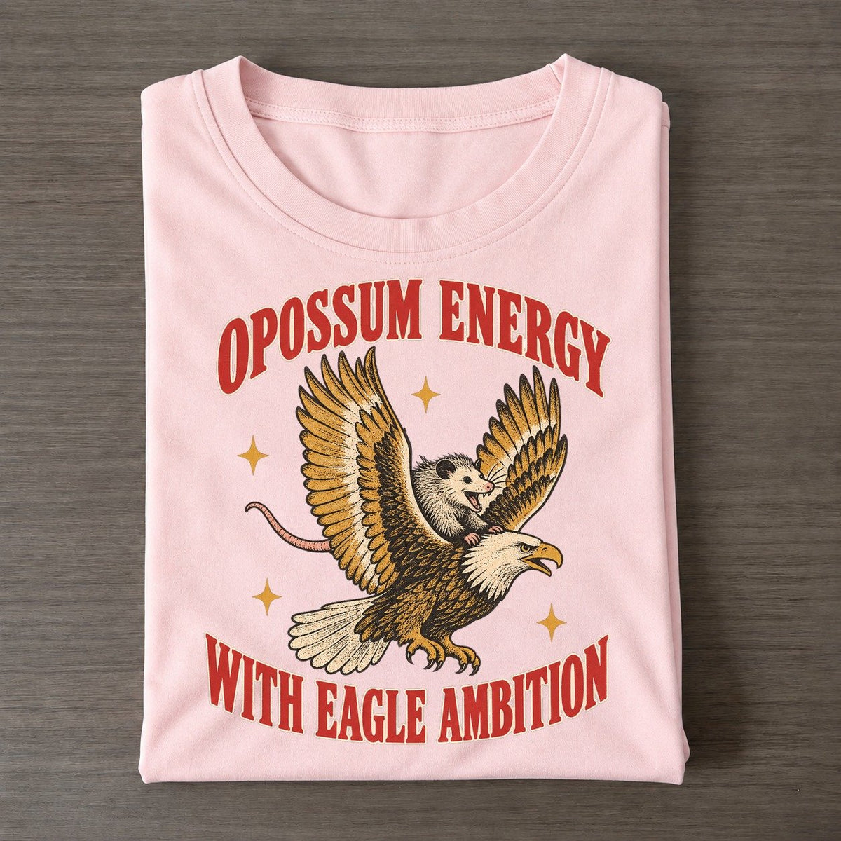 With Eagle Ambition Unhinged Affirmations Classic T-shirt – Pink