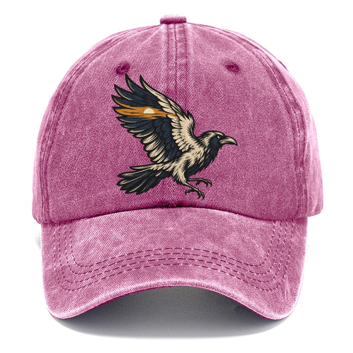 Raven Horizon Wing Sundown Familiars Classic Cap – Dusty Rose