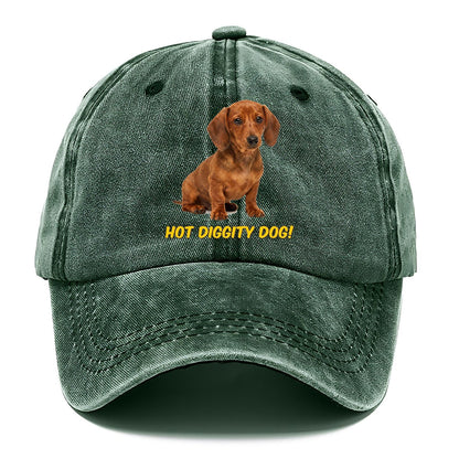 Hot Diggity Dog Classic Cap – Forest Mist