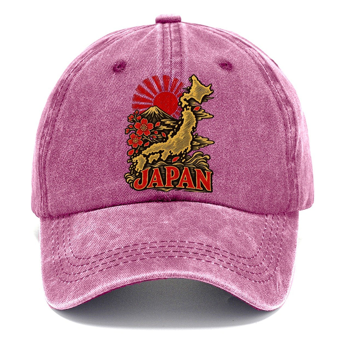 JAPAN Mount Fuji Sakura Map Classic Cap – Dusty Rose