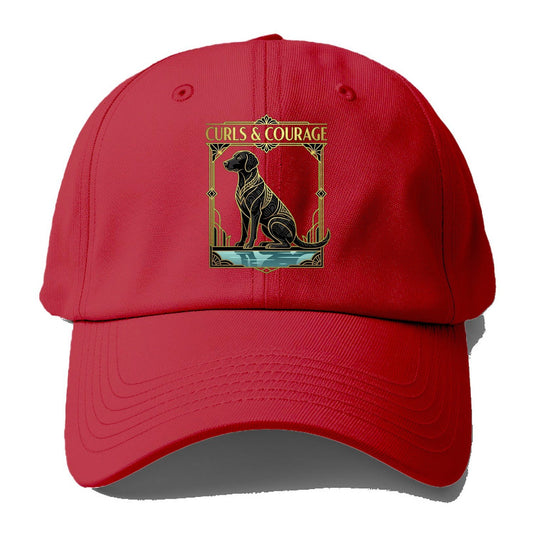 Curls And Courage Baseball Cap – Red