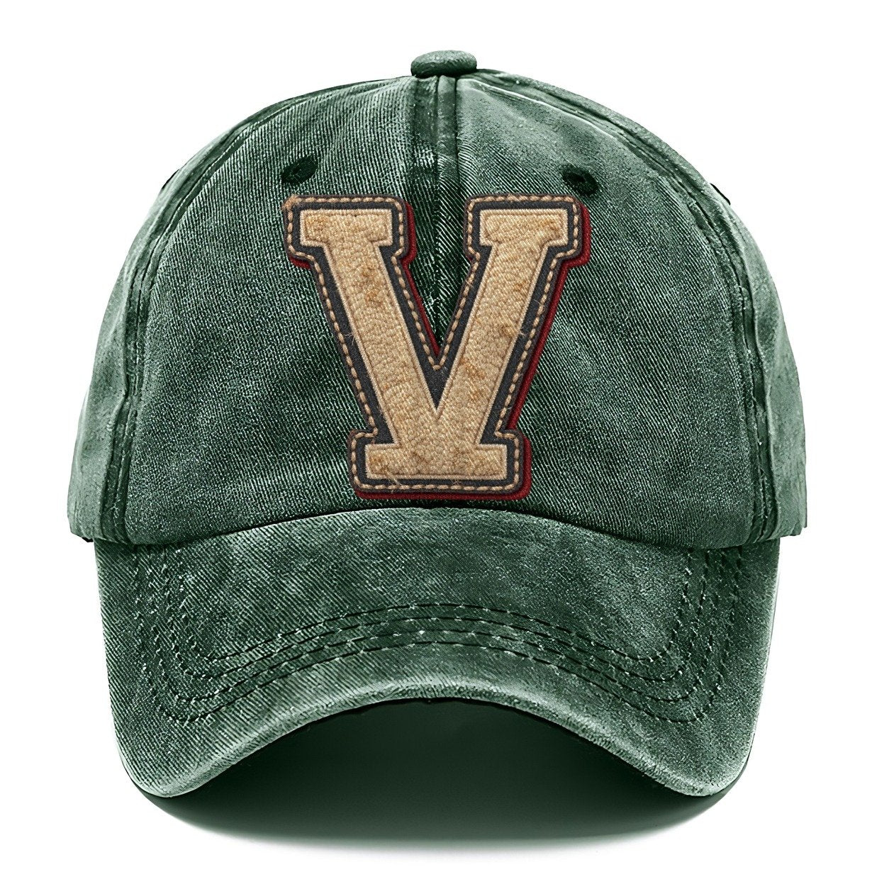 Varsity Chenille V Monogram Classic Cap – Forest Mist