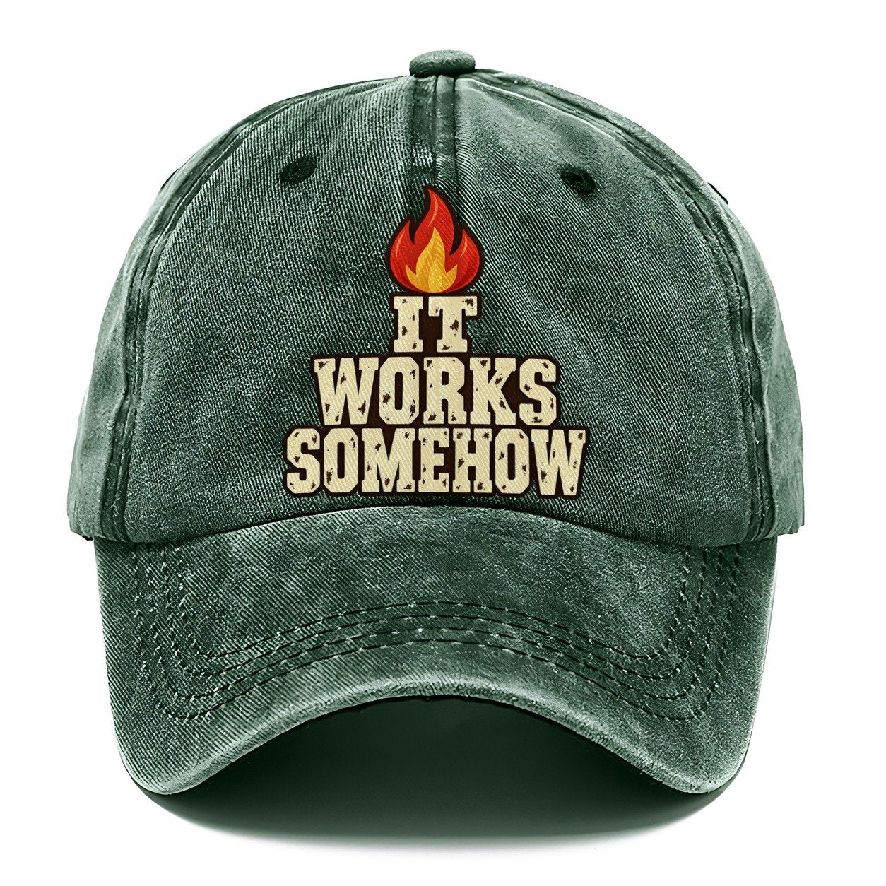 It Works Somehow Brew Day Classic Cap – Forest Mist