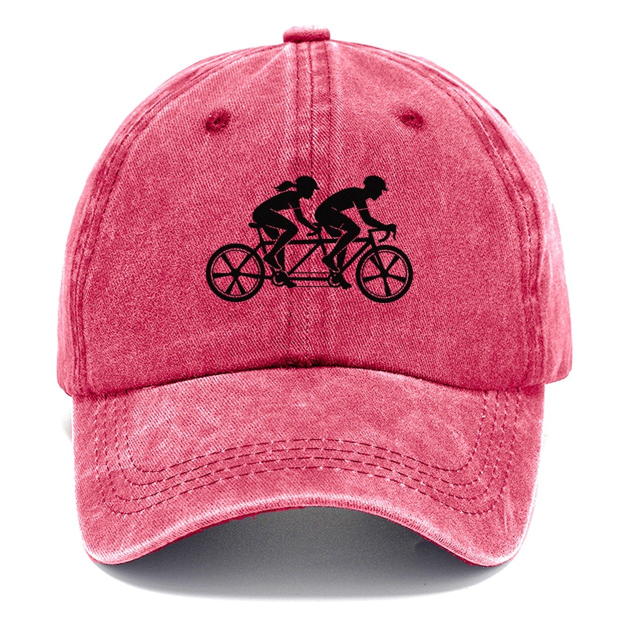 Tandem Ride Partners Cycling Life Classic Cap – Pomegranate Blush