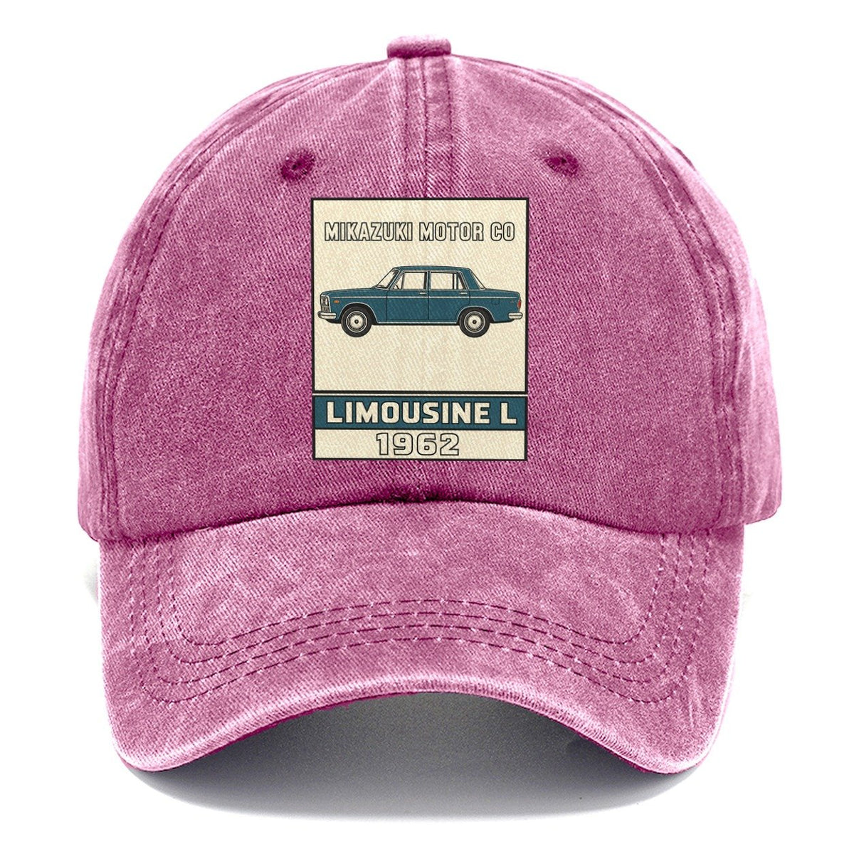 Mikazuki Limousine Showa Speed Plates Classic Cap – Dusty Rose
