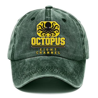 Octopus Eight Channel Heavy Duty Classic Cap – Forest Mist