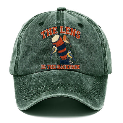 The Lens Is The Backpack Birdwatching Classic Cap – Forest Mist