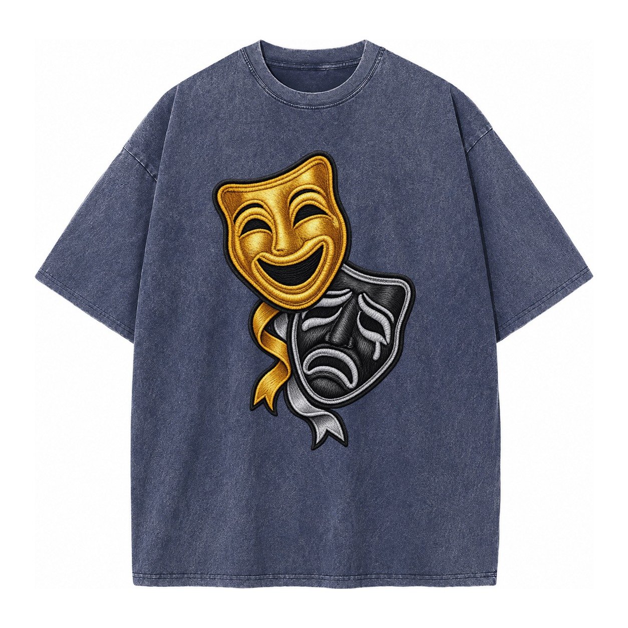 Broadway Masks Vintage T-shirt – Blue