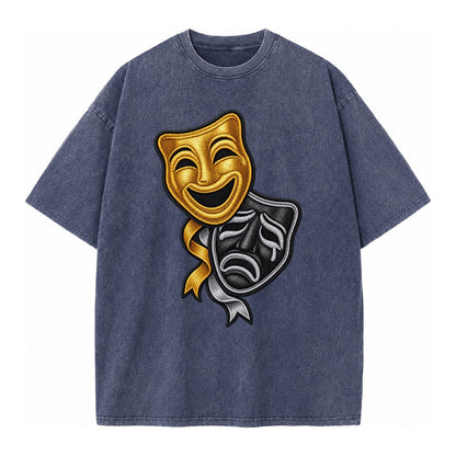 Broadway Masks Vintage T-shirt – Blue