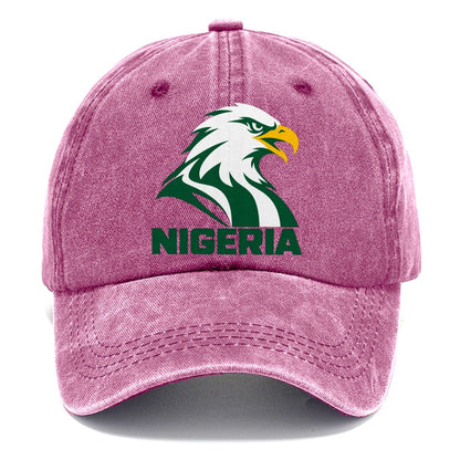 Nigeria Retro Badge Classic Cap – Dusty Rose