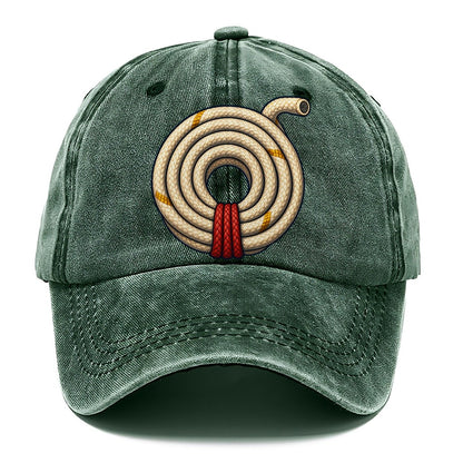 Coiled Climbing Rope Rock Climbing Classic Cap – Forest Mist