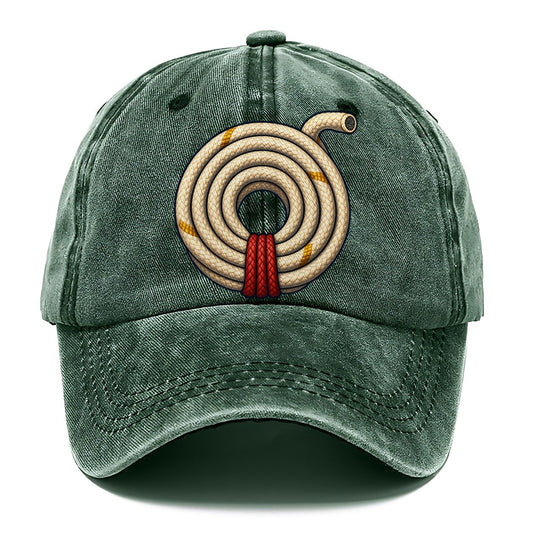 Coiled Climbing Rope Rock Climbing Classic Cap – Forest Mist