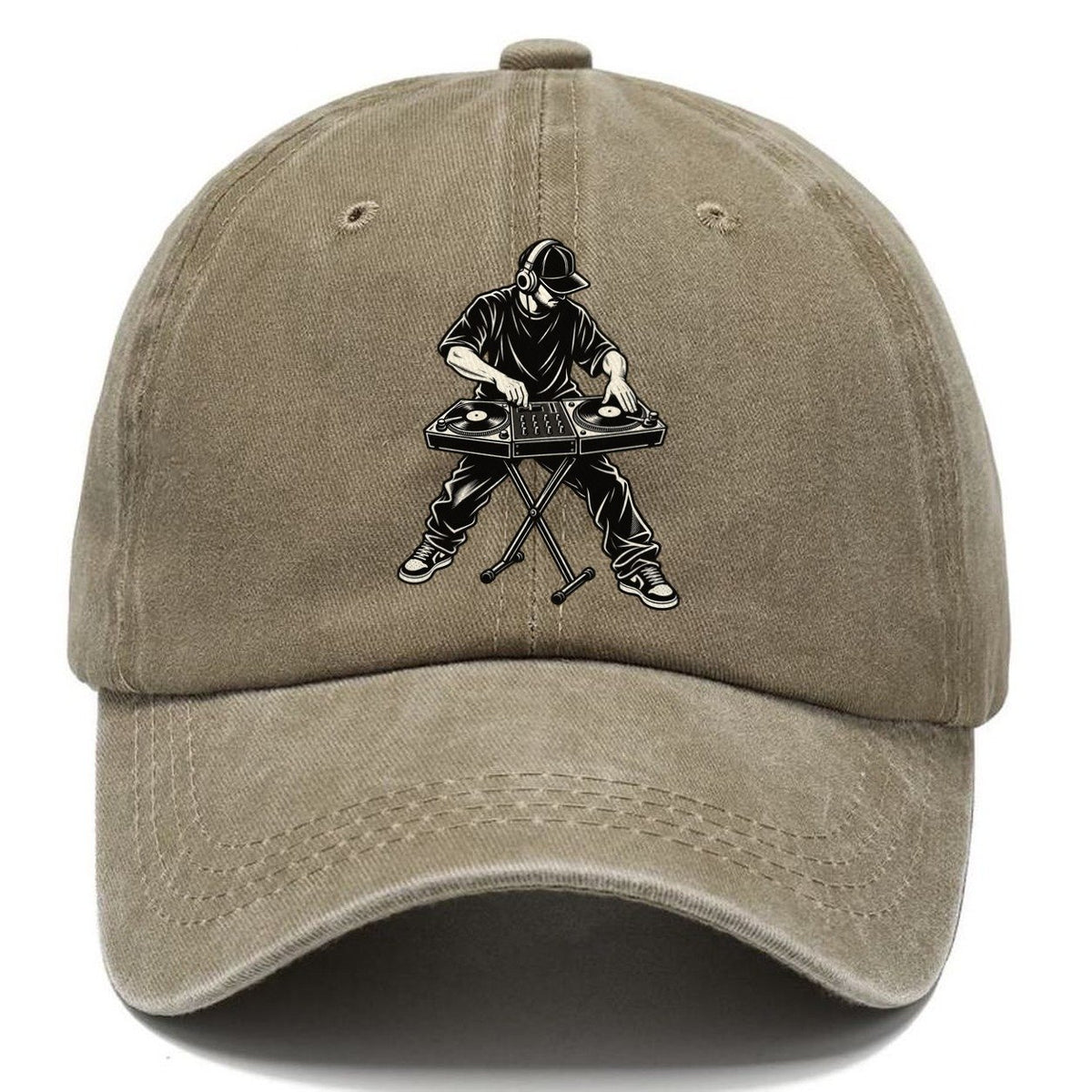 Dj Mixer Crossfade Global Music Ink Figures Classic Cap – Warm Sand