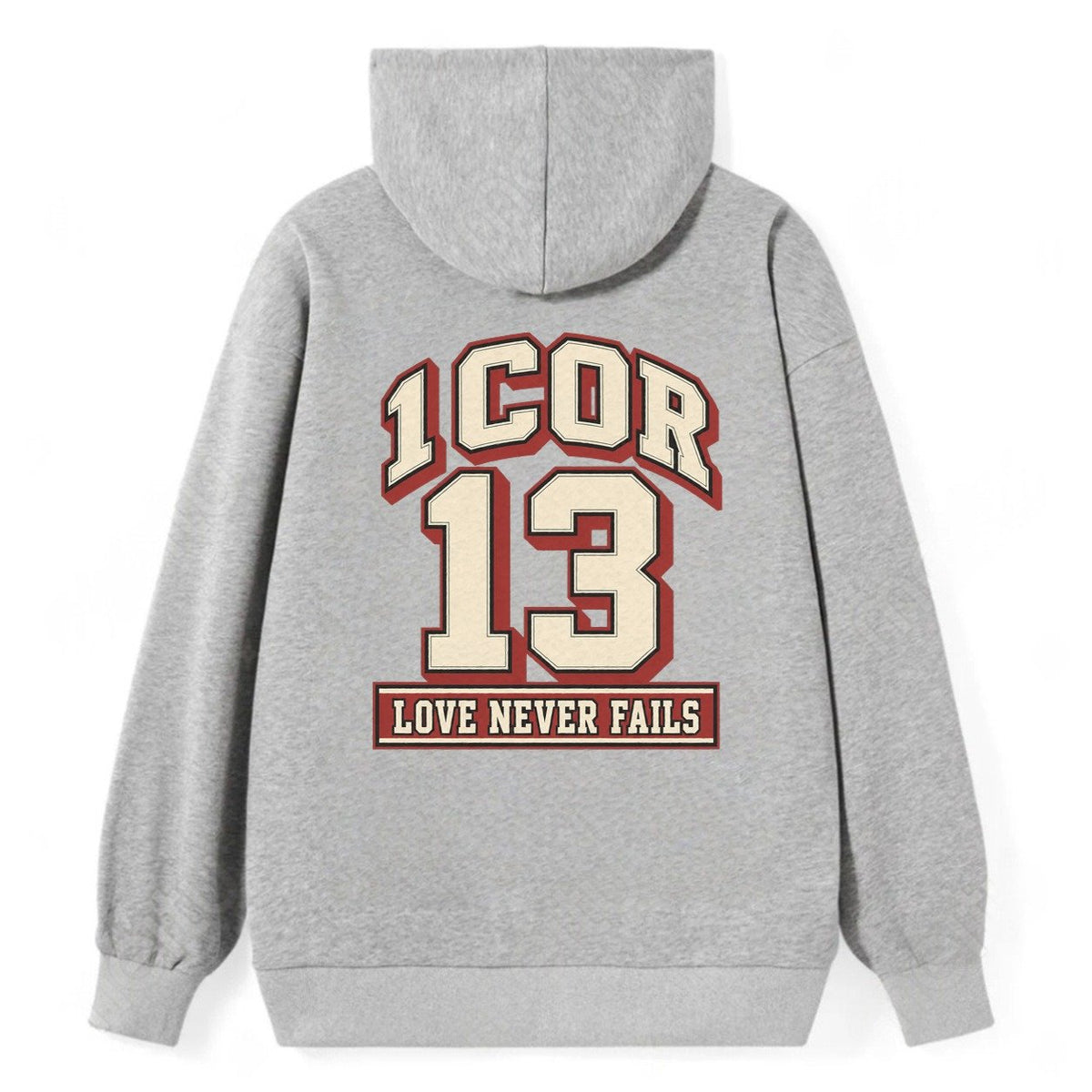 Corinthians 13 Varsity Chapel Varsity Classic Pullover Hoodie – Grey