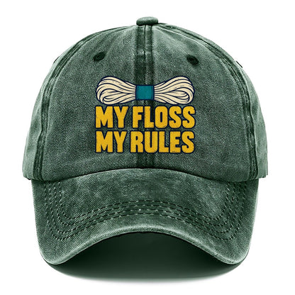 My Floss My Rules Classic Cap – Forest Mist