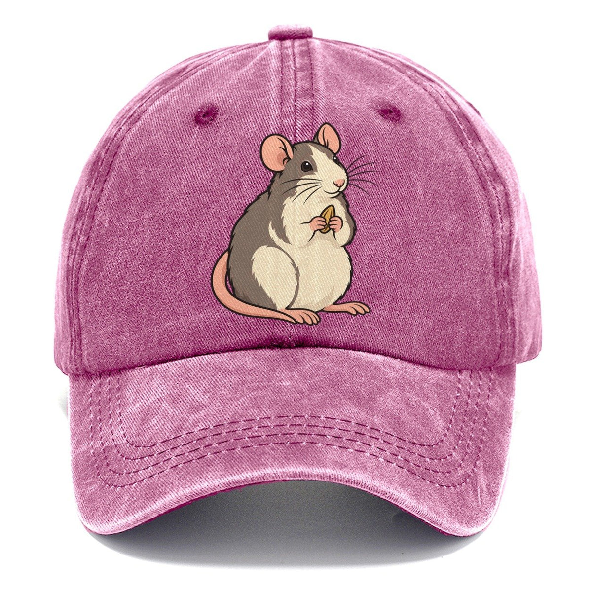 Fancy Rat Seed Hold Small Pet Logos Classic Cap – Dusty Rose