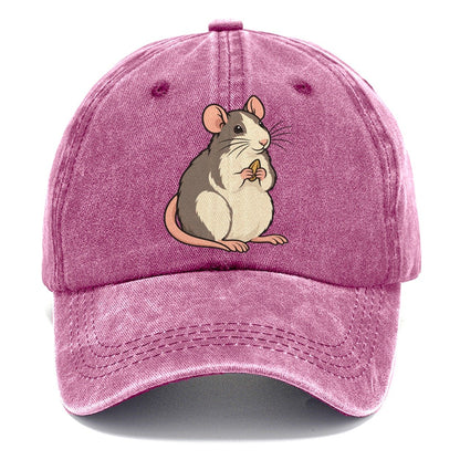 Fancy Rat Seed Hold Small Pet Logos Classic Cap – Dusty Rose