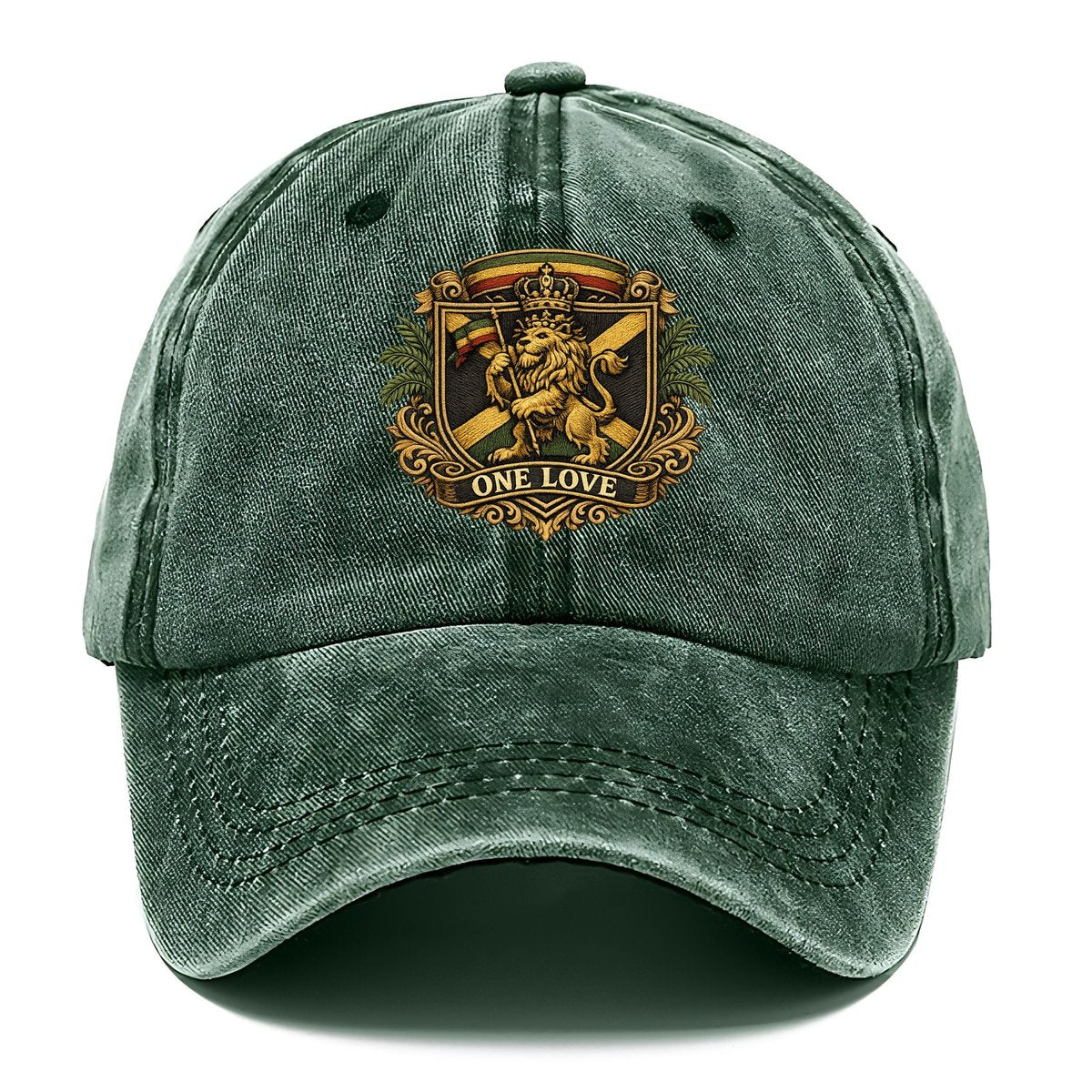Jamaica Diaspora Classic Cap – Forest Mist