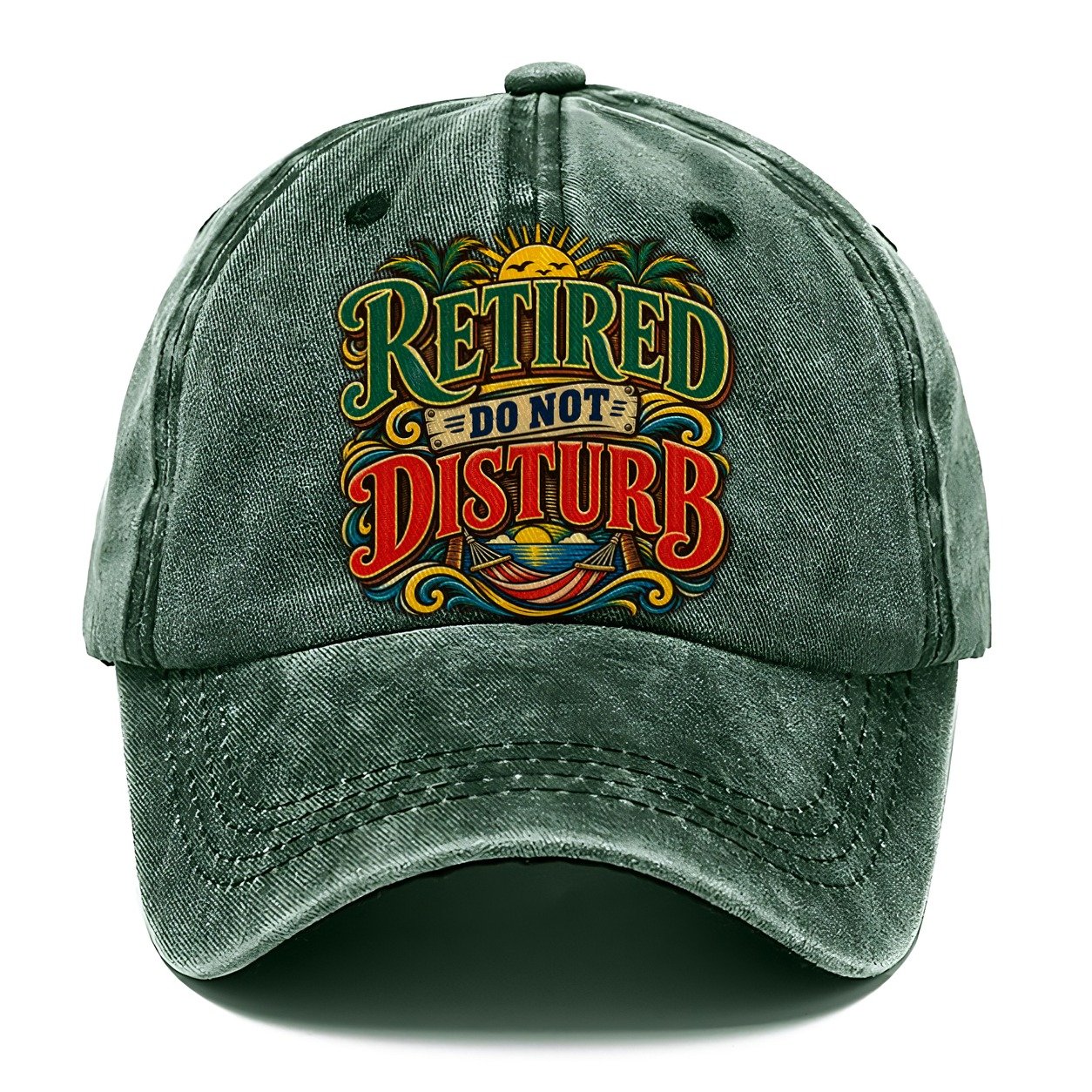 Retired Do Not Disturb Retired Living Classic Cap – Forest Mist