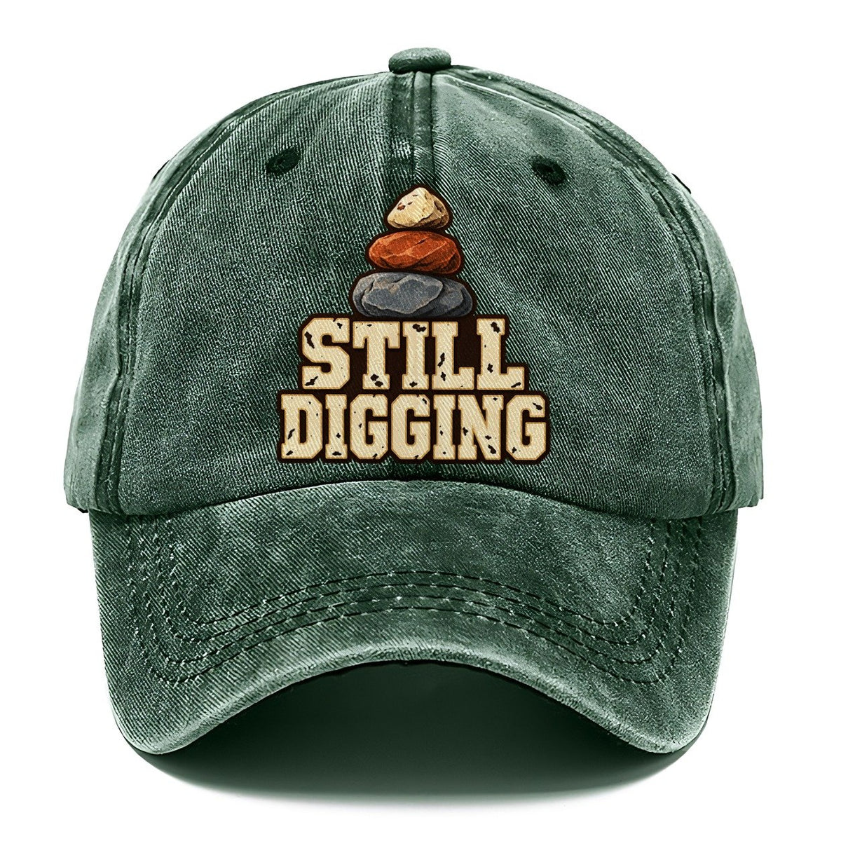 Still Digging Rocks And Minerals Classic Cap – Forest Mist